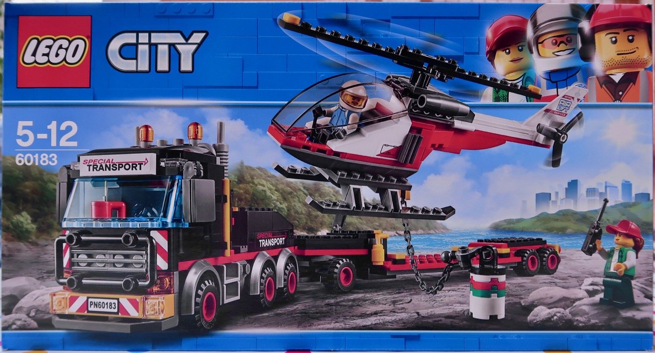 LEGO City Heavy Cargo Transport 60183 time lapse build video