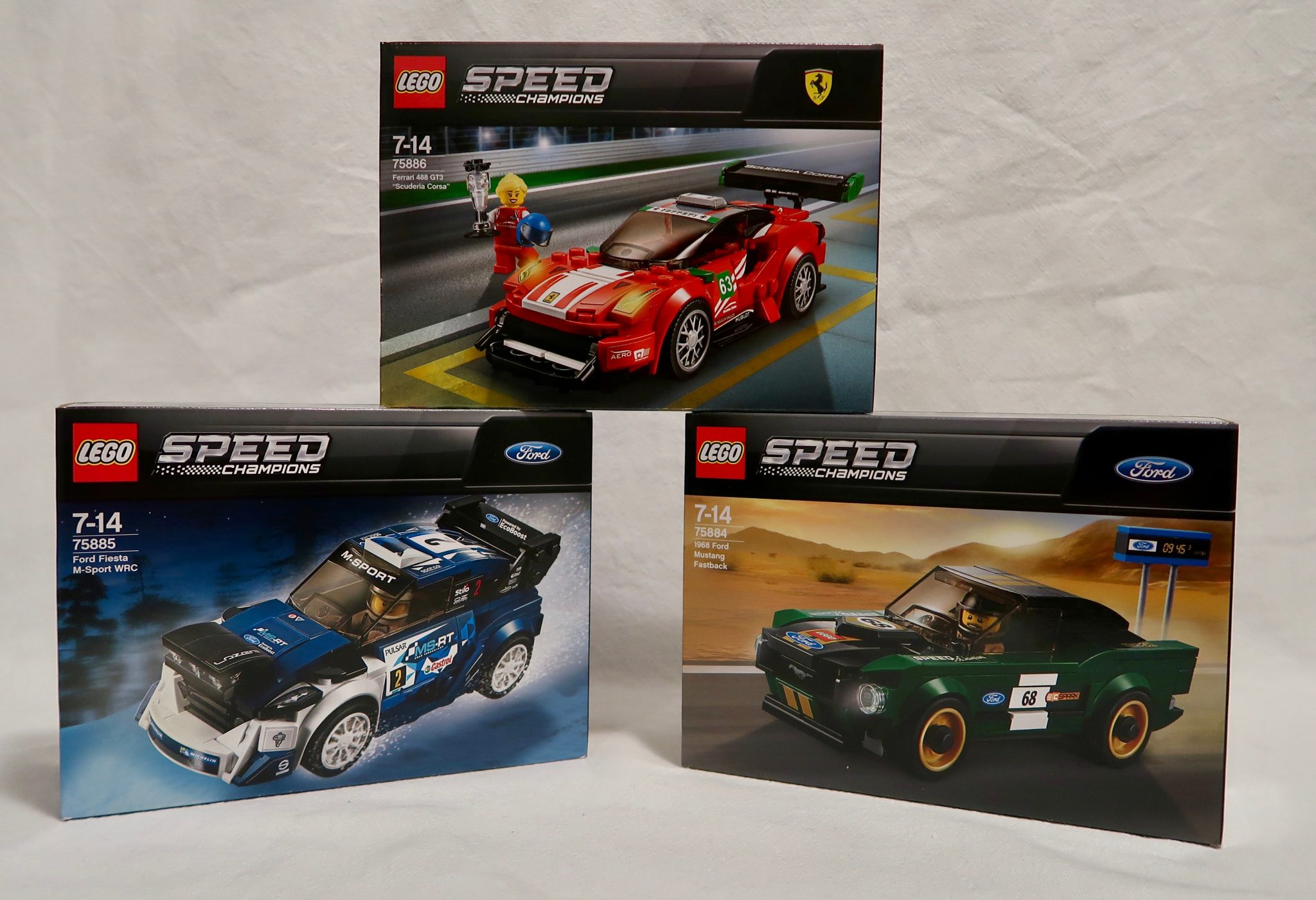 Today I Picked up some of the 2018 LEGO Speed Champions sets