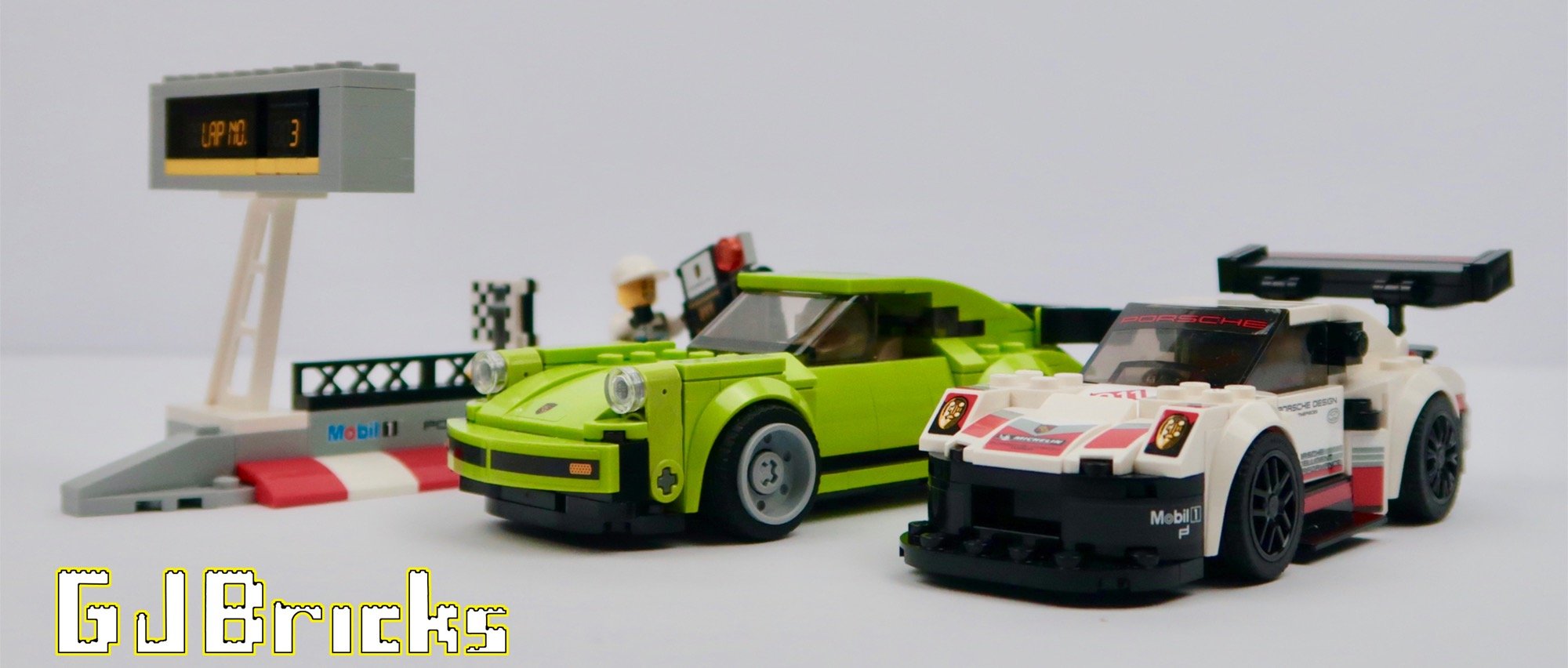 LEGO Speed Champions Porsche 911 RSR and 911 Turbo 3.0 Video Review! (set 75888)