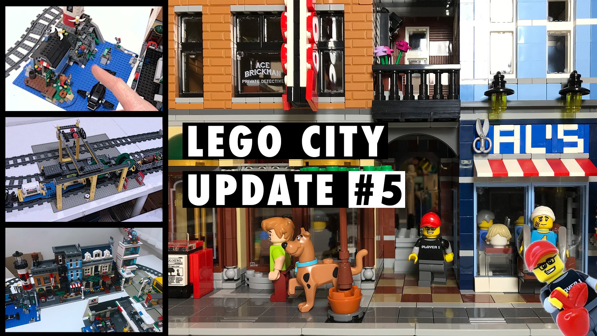 Studsburg Custom LEGO City Update #5 – The trains are coming in force!