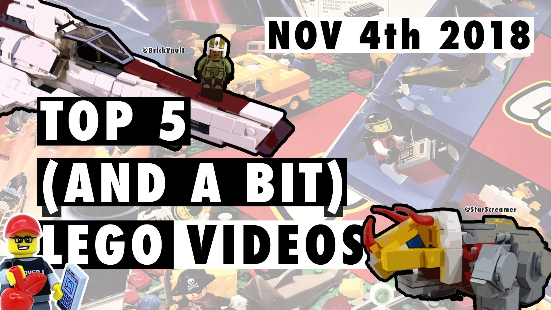 Top 5 (and a bit) LEGO Videos of the week! 4th November 2018