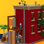 LEGO Ideas 2019 - 123 Sesame Street by bulldoozer21 - Rear view