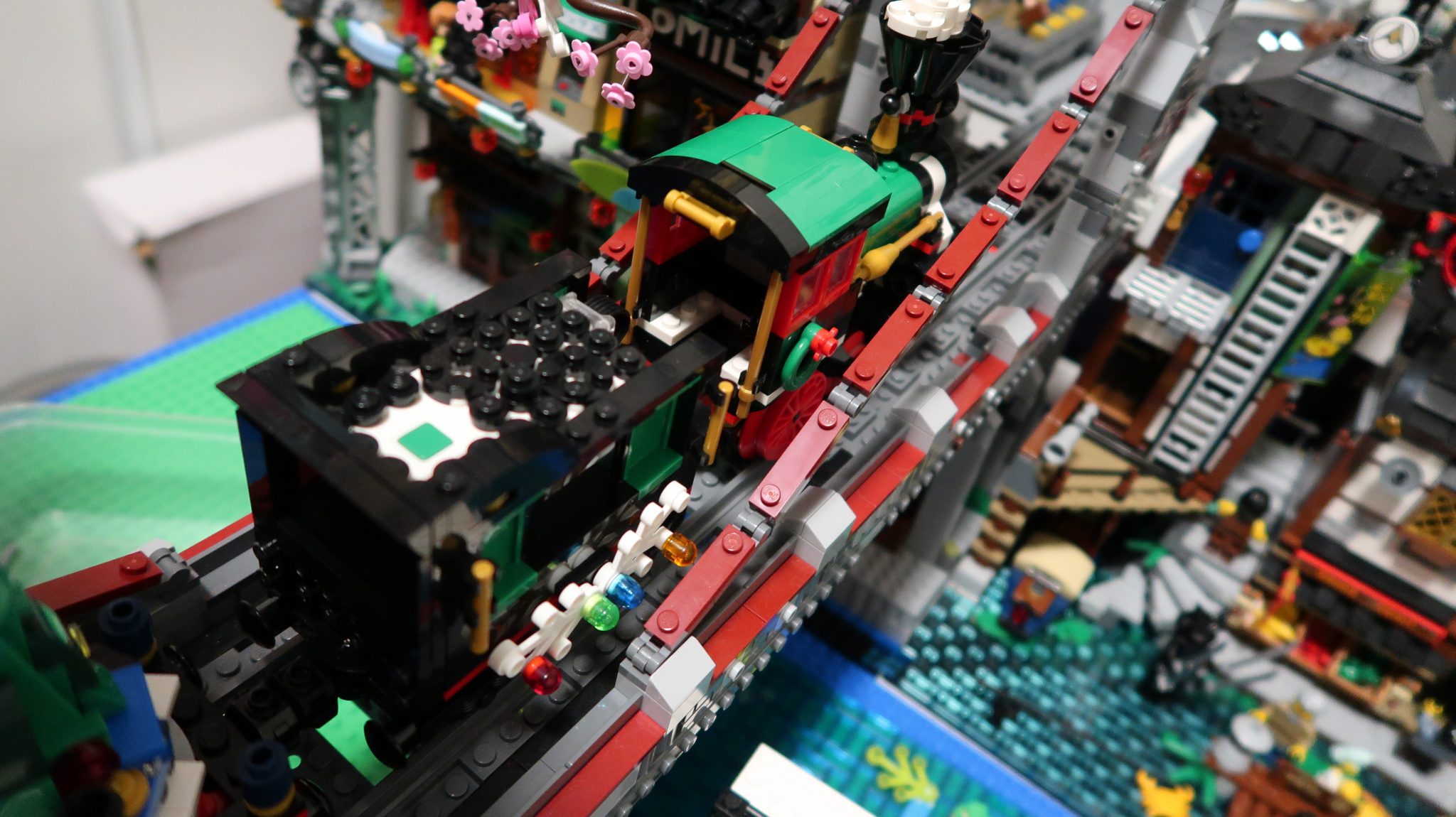 How to use Powered Up! to Motorize the LEGO Winter Holiday Train!