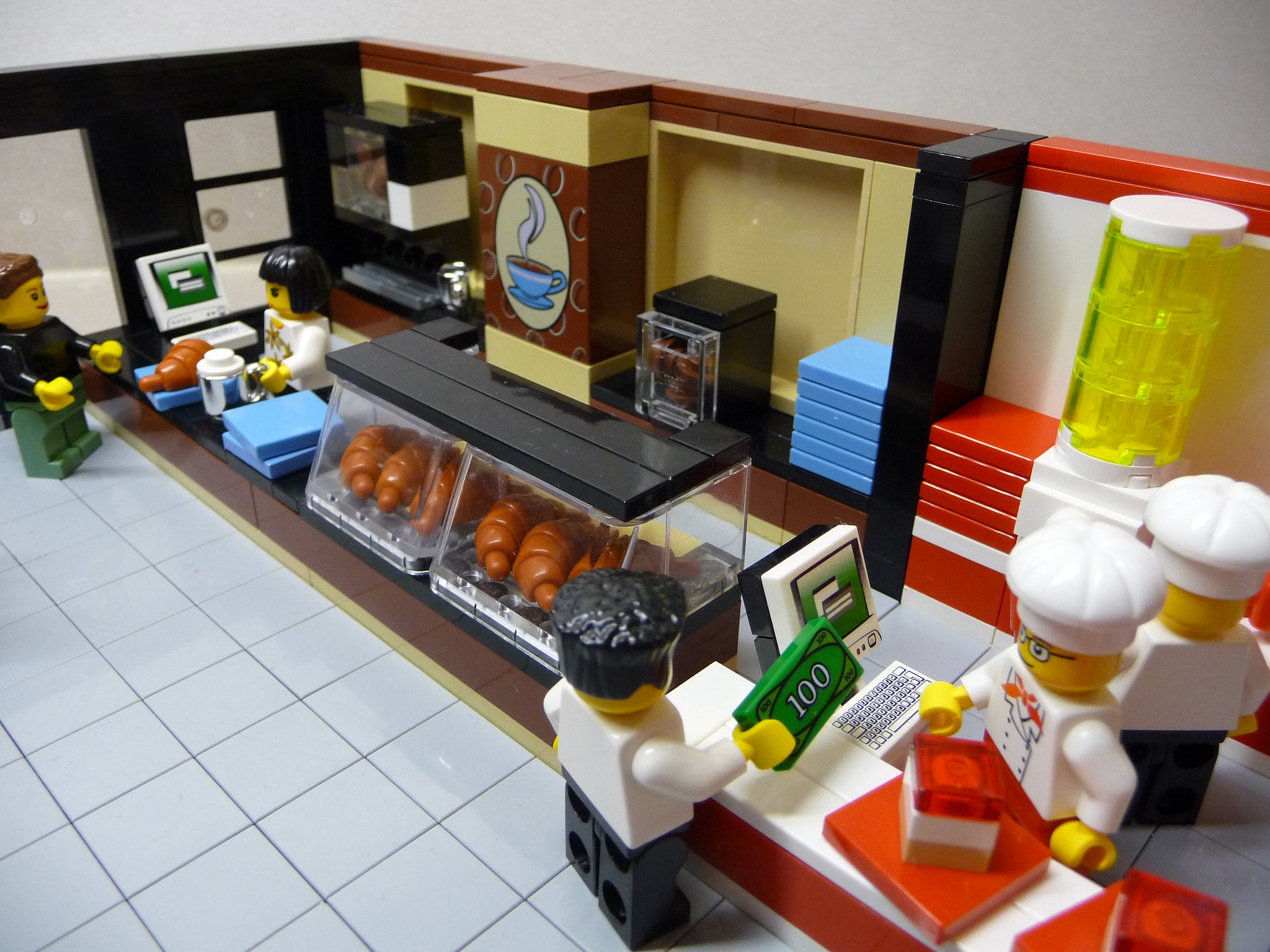 LEGO Airport Food court by Dawn Bleyle