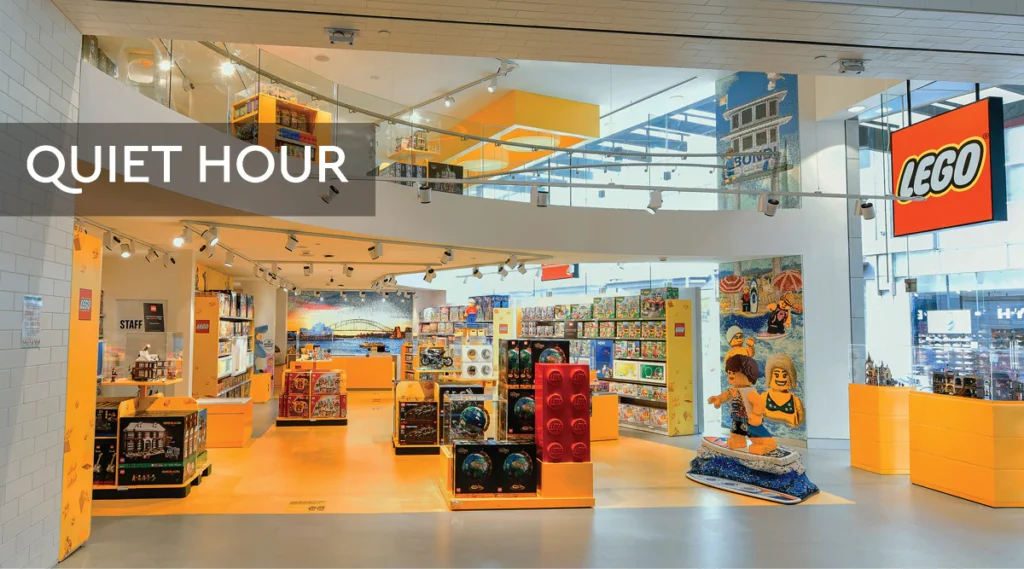 AG LEGO Certified Stores launching Low-Sensory Shopping Experiences